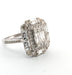 Bague Bague en or blanc avec diamants baguette et brillant 58 Facettes