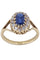 Bague 53 Bague marguerite saphir et diamants 58 Facettes 086351