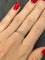 Bague 52 Bague coeur or et diamants 58 Facettes 00003501