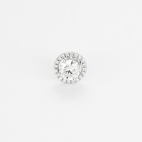 Boucles d'oreilles Boucles d'oreilles en or blanc et diamants 58 Facettes