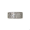 Bague 53 Bague en or blanc et diamants 58 Facettes
