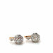 Boucles d'oreilles Dormeuses or rose et diamant - Année 1900 58 Facettes 1.0000124/1