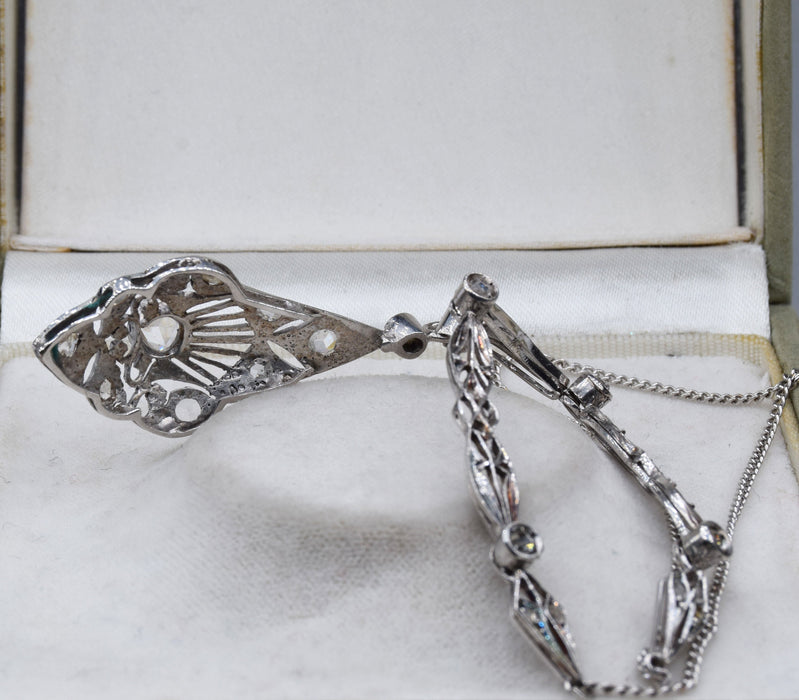 Collier ancien diamant en or