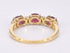 Bague Bague en or avec diamants et rubis 58 Facettes 2125