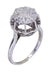 Bague 55 Bague or blanc diamants 58 Facettes 090271