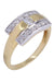 Bague 58 Bague 2 ors diamants 58 Facettes 085391