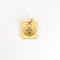 Pendentif AUGIS-Médaille d'amour rubis or jaune pointes de diamant 58 Facettes