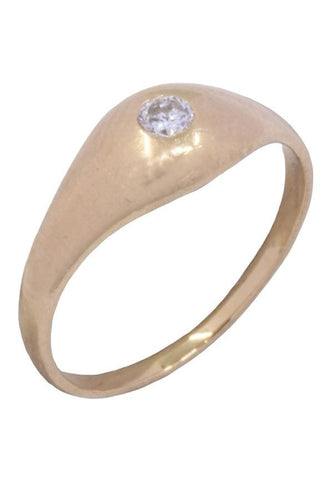 Bague 44 BAGUE JONC ANGLAIS DIAMANT 58 Facettes 087041