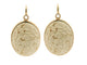 Boucles d'oreilles boucles d'oreilles POMELLATO victoria engraved or jaune 18k agate 58 Facettes 268835