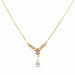 Collier Collier or jaune diamant poire 58 Facettes 35000062