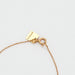 Necklace Ginette NY necklace "Baby Lace Monogram" pink gold 58 Facettes