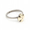 Bague 53.5 Bague en or jaune, argent et diamants 58 Facettes D363900SO