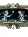 Brooch Brooch in Gold and Silver enamelled with Cherubs 58 Facettes
