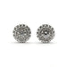 Boucles d'oreilles Boucles d'oreilles or blanc serties de diamants 58 Facettes