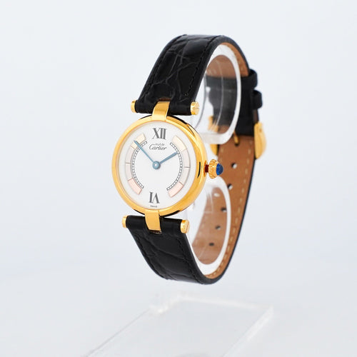 Montre CARTIER - Montre Must Vendôme - Ivory trinity dial - SM 58 Facettes