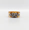 Bague 51.5 Bague jonc victorienne or rose 18k diamants taille ancienne (circa 1897) 58 Facettes A06142
