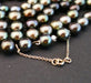 Cultured Pearl Long Necklace, invisible clasp, Gold 58 Facettes