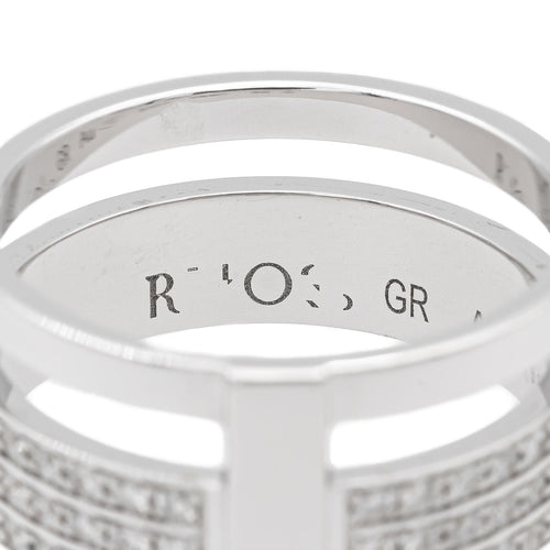 Bague 53 Repossi Bague Berbère Or blanc Diamant 58 Facettes 2559176CN