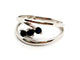 Bague 58 Bague Or blanc Saphir 58 Facettes 1180544CD