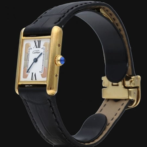 Montre Cartier Montre Tank Vermeil 58 Facettes MT44374