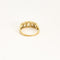 Bague 51 Bague jarretière en or jaune et opales 58 Facettes CLA04293