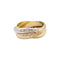 Bague 47 Bague Cartier, "Trinity", 3 tons d'or. 58 Facettes 35054