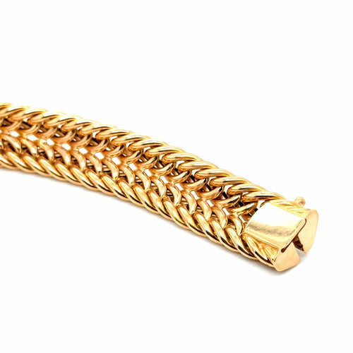 Bracelet bracelet or jaune - Maille américaine 58 Facettes 1.0001704/1