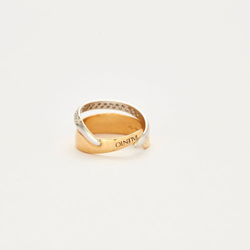 Bague 54 Double bague diamants 58 Facettes 2540