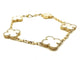 Bracelet VAN CLEEF & ARPELS. Collection "Alhambra vintage", bracelet or jaune et nacre 58 Facettes