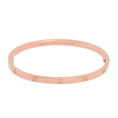 Bracelet CARTIER - Bracelet Love Or Rose Full set 58 Facettes