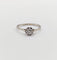 Bague 51 Bague solitaire art deco or blanc 18k diamant taille ancienne 58 Facettes A05998