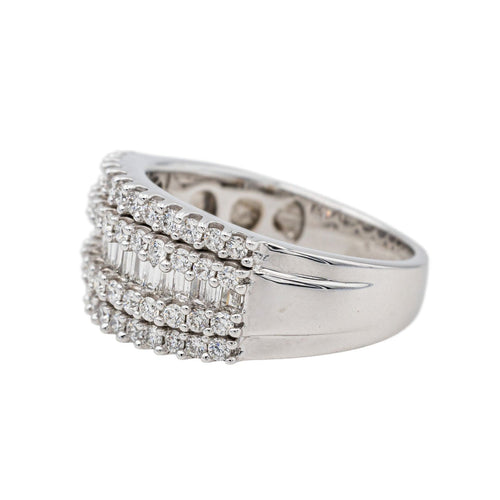 Bague 54 Bague Or blanc Diamant 58 Facettes 3858360RV