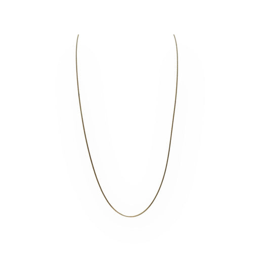 Collier Chaine or jaune gourmette 52.5 cm 58 Facettes 149062598