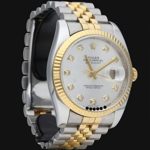 Montre Rolex Montre Date Just 36 58 Facettes MT42552