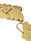 Collier Cartier Collier double cœur en or jaune 18 carats et diamants 58 Facettes