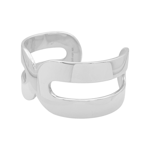 Bracelet Bracelet Dinh Van, "Maillon XL", argent. 58 Facettes 34663