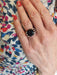 Bague 54 POIRAY - BAGUE "FIL" ONYX ET DIAMANTS 58 Facettes 092881