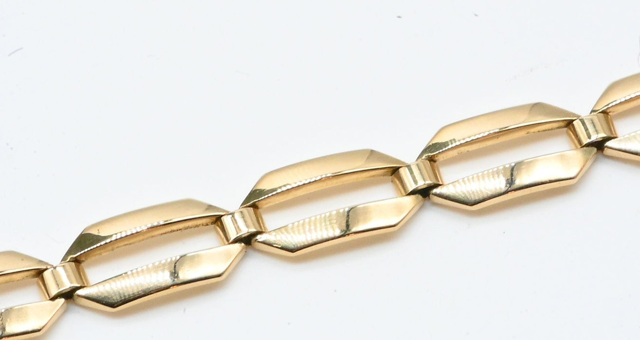 Bracelet Vintage Bracelet Circa 50 Yellow Gold 18 Carats 58 Facettes