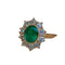 Vintage emerald and diamond ring