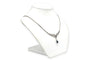 Collier Collier contemporain serti de saphirs et diamants taille brillant en or blanc 18k 58 Facettes 23106