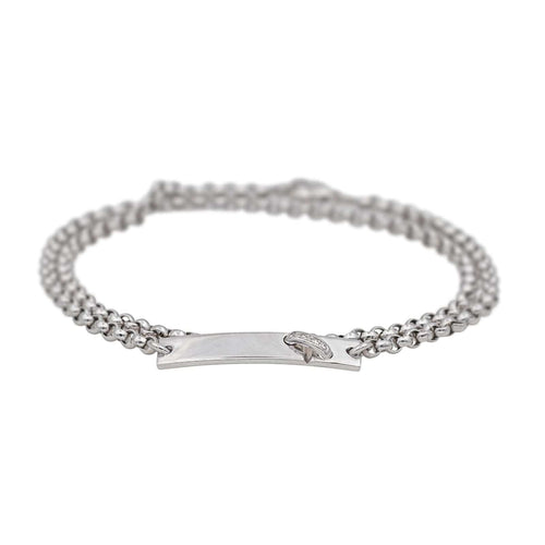 Bracelet Chaumet Bracelet Liens évidence Or blanc Diamant 58 Facettes 4703591CN