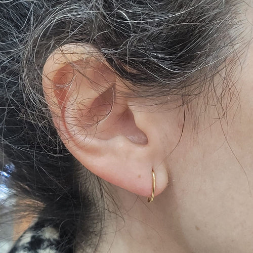 Boucles d'oreilles - Boucles d'oreilles détachables en or jaune 18 carats et kyanite