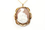 Pendentif Pendentif Napoléon III or jaune et camée coquillage 58 Facettes 21729