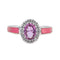 Bague 56 Bague  Or blanc Saphir, Diamant 58 Facettes 3789804CN