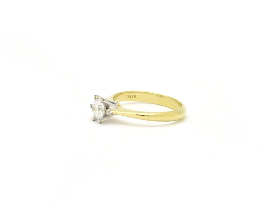 Bague Bague solitaire en or avec diamant de 0,50 carat 58 Facettes