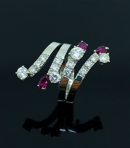 Bague Anello a Serpente Stilizzato 58 Facettes