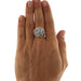 Bague 56.5 Bague en or blanc avec diamants taille brillant 58 Facettes G3666