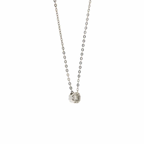Collier Collier Solitaire 10 diamants 58 Facettes 33258