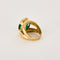 Bague 53 Bague or jaune et émeraude 58 Facettes GU286