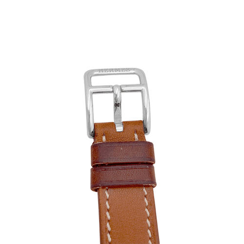 Montre Montre Hermès, "Cape Cod", acier, cuir. 58 Facettes 34616